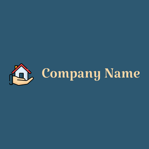 House logo on a Chathams Blue background - Real Estate & Mortgage