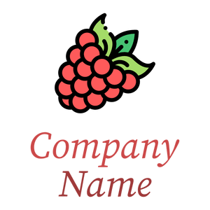 Tilted Raspberry logo on a White background - Food & Drink