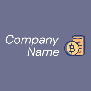 Bitcoin logo on a Slate Grey background - Technology