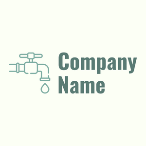 Water tap logo on a Ivory background - Business & Consulting