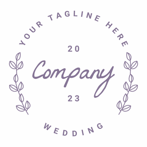 elegant wedding date logo - Wedding Service