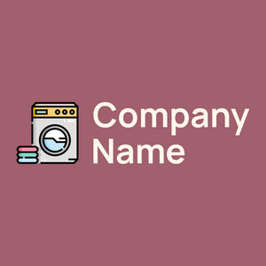 Washing machine logo on a Turkish Rose background - Cleaning & Maintenance