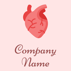 Heart logo on a pink background - Medical & Pharmaceutical