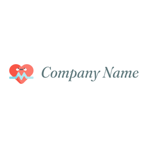 Heart beat logo on a White background - Medical & Pharmaceutical