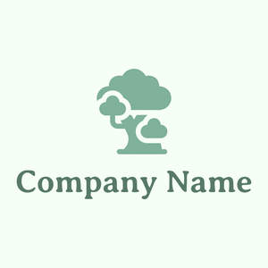 Bonsai logo on a Honeydew background - Environmental & Green