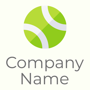 Tennis ball logo on a Ivory background - Games & Recreation