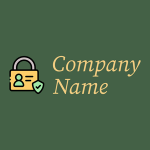 Security logo on a Grey-Asparagus background - Business & Consulting