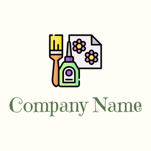 Decoupage logo on a Floral White background - Construction & Tools