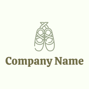 Ballet shoes logo on a Ivory background - Games & Recreation