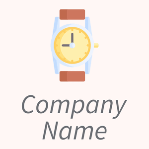 Wristwatch logo on a Snow background - Fashion & Beauty