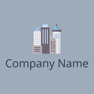 Skyscrapper logo on a grey background - Architectural