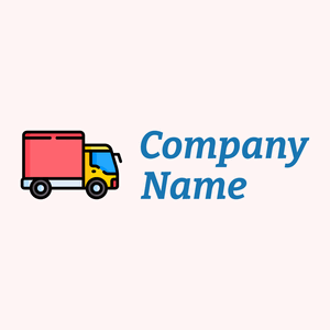 Truck logo on a Snow background - Automotive & Vehicle