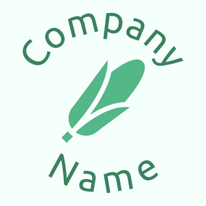 Corn logo on a Mint Cream background - Agriculture