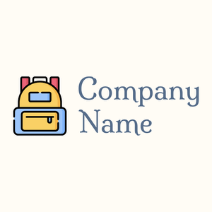 School bag logo on a Floral White background - Community & Non-Profit