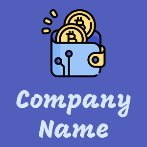 Bitcoin logo on a Free Speech Blue background - Technology