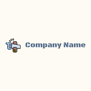 Blue Saw logo on a Floral White background - Construction & Tools