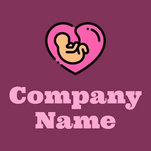 Pregnant logo on a Flirt background - Children & Childcare