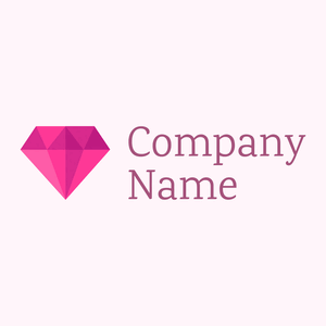 Diamond on a Lavender Blush background - Retail