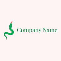 Snake logo on a Snow background - Animals & Pets