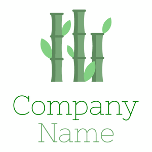 Bamboo logo on a White background - Environmental & Green