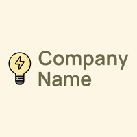 Light bulb logo on a Corn Silk background - Construction & Tools