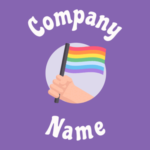 Lgbtq logo on a Purple background - Community & Non-Profit