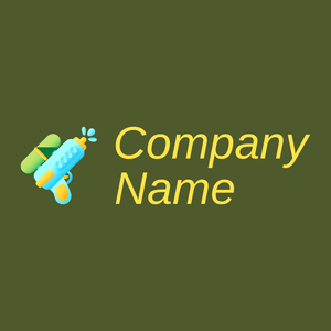 Water gun logo on a dark green background - Games & Recreation