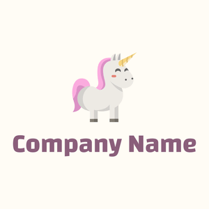 Unicorn on a Floral White background - Children & Childcare