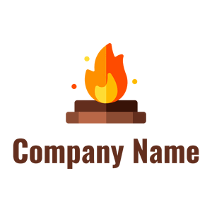 Bonfire logo on a White background - Abstract