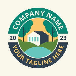 cabin in the country badge logo - Real Estate & Mortgage