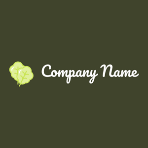 Salad logo on a Green Kelp background - Food & Drink