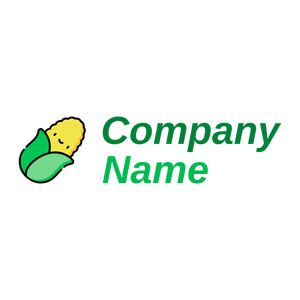 Cute Corn logo on a White background - Agriculture