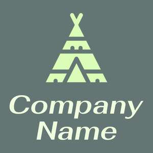 Teepee logo on a Rolling Stone background - Abstract