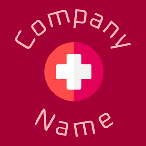 Medicine logo on a Carmine background - Architectural