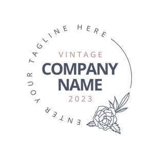 wedding event logo - Floral