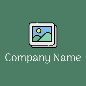 Gallery logo on a green background - Environmental & Green