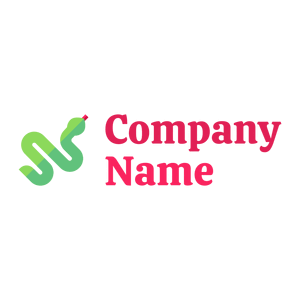 Slither snake logo on a White background - Animals & Pets