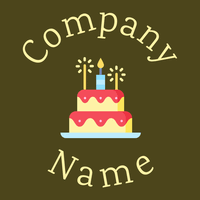 Canary Birthday cake on a Army green background - Games & Recreation