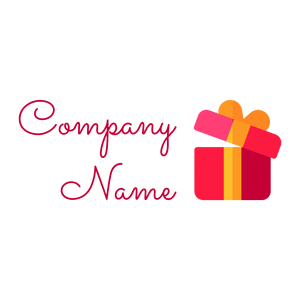 Gift box logo on a White background - Retail