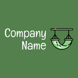 Hammock logo on a Glade Green background - Travel & Hotel