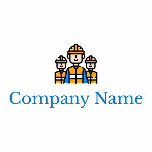 Workers logo on a White background - Construction & Tools