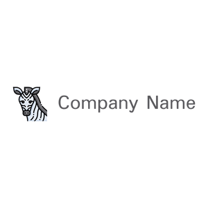 Zebra Head logo on a White background - Animals & Pets