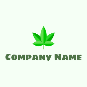 Marijuana logo on a Honeydew background - Security