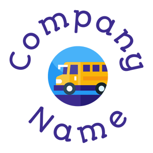 Maya Blue School bus on a White background - Automotive & Vehicle