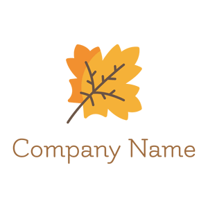 Lightning Yellow Maple leaf on a White background - Landscaping