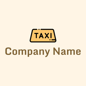 Sign Taxi logo on a Floral White background - Automotive & Vehicle