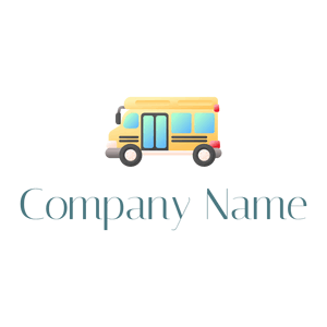 School bus logo on a White background - Automotive & Vehicle