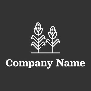 Corn logo on a Bastille background - Agriculture