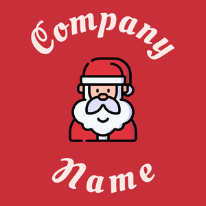 Santa claus on a Persian Red background - Community & Non-Profit