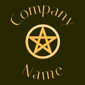 Pentacle logo on a Dark Green background - Entertainment & Arts